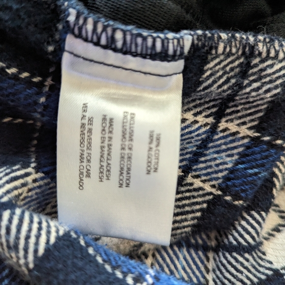 ORVIS Heavy Weight Flannel Shirt Men's Hand Pockets Long Sleeve in Blue Size L - Picture 8 of 14